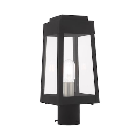 Livex Lighting Oslo 1 Light Black Outdoor Post Top Lant 20853-04