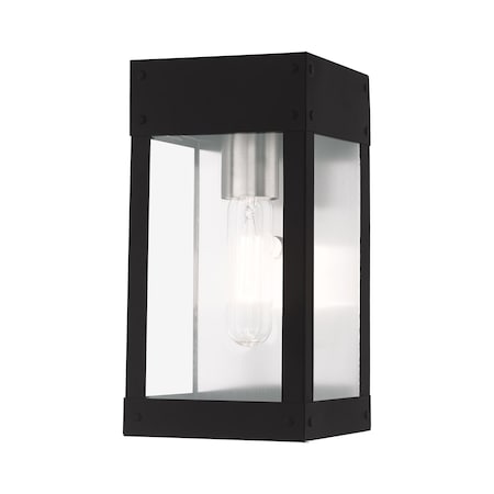Livex Lighting Barrett 1 Light Black Outdoor Wall Lantern 20871-04