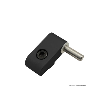 80/20 LiftOffHinge, Alum, Blk, 7/8in, 121/32in 2093-BLACK