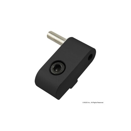 80/20 LiftOffHinge, Alum, Blk, 7/8in, 121/32in 2094-BLACK