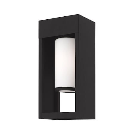 Livex Lighting Bleecker 1 Light Black Outdoor Wall Lantern 20982-04