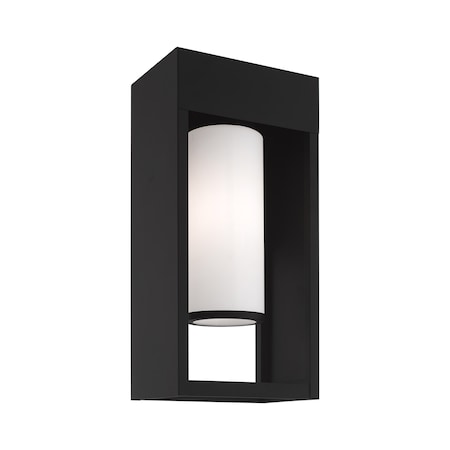 Livex Lighting Bleecker 1 Light Black Outdoor Wall Lantern 20983-04