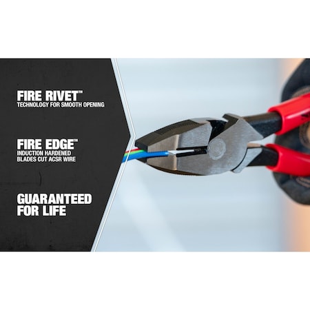 Southwire Hi Lev Side Cut Pliers Dip Handle 9In 58289840