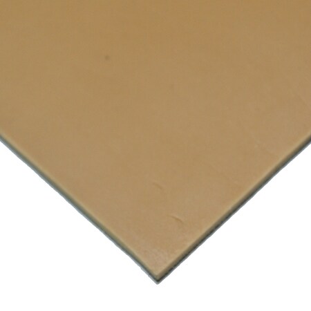 Tan Gum Rubber Sheet – 1/8" Thick X 36" Long, 40 Duro Shore A, Natural Gum, Free Shipping