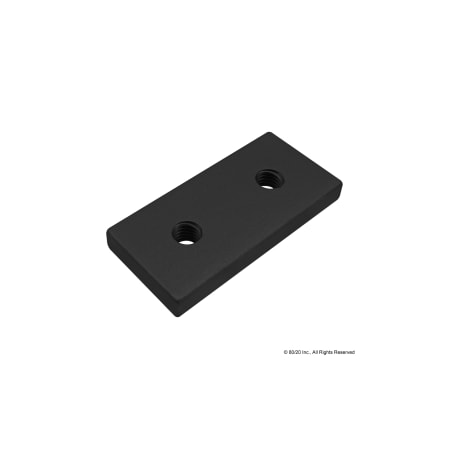 80/20 Black Backing Plate 40 M5 20-2495-BLACK