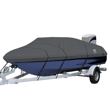 Classic Accessories StormPro Heavy Duty V-Hullboard/Outbound Cover, 19.5 ft - 20.5 ft L 20-398-120801-RT