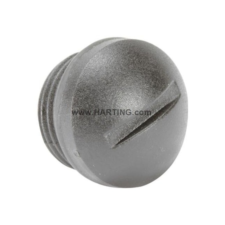 Harting M12 Circular Connector Cover, Polyamide 21010000003