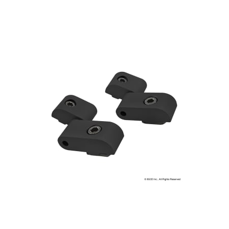 80/20 Lift Off Hinge, Black 2101-BLACK