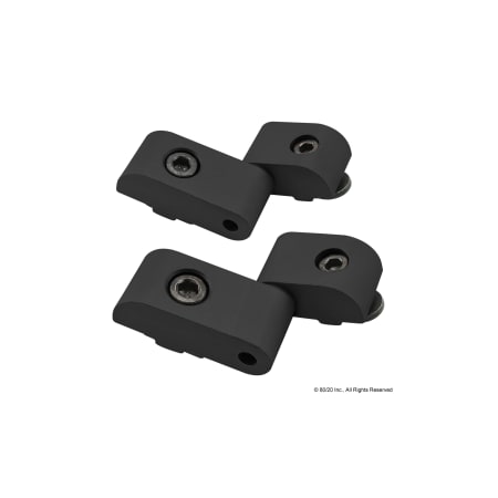 80/20 Lift Off Hinge, Black 2102-BLACK