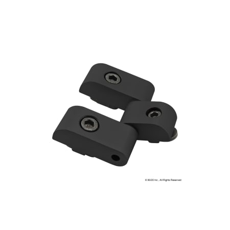 80/20 Heavy Duty Trans Hinge Assy 10S To 15S 2103-BLACK