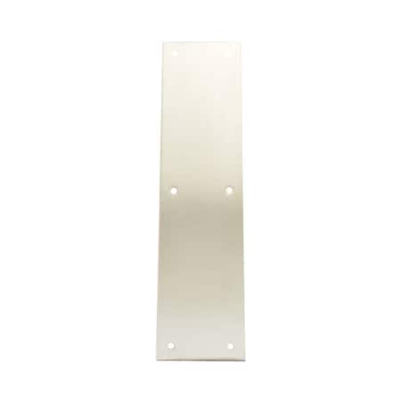 Baldwin Estate Lifetime Satin Nickel Push Plates 2121.056