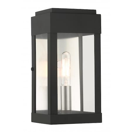 Livex Lighting Black Outdoor ADA Wall Lantern, 1 Light 21231-04