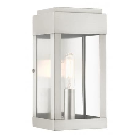 Livex Lighting Brushed NickelOutdoor ADA Wall Lantern, 1 21231-91