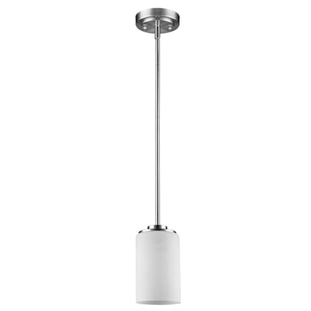 Acclaim Lighting Addison 1-Light Pendant Satin Nickel IN21242SN