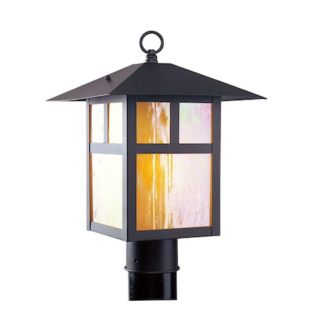 Livex Lighting Montclair Mission 1 Light Bronze Outdoor Post Top Lantern 2134-07