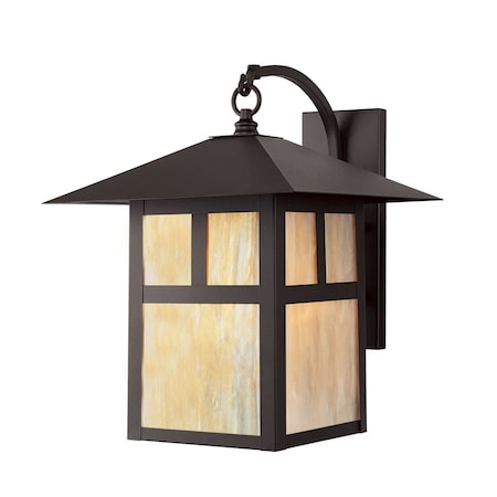 Livex Lighting Montclair Mission 1 Light Bronze Outdoor Wall Lantern 2137-07