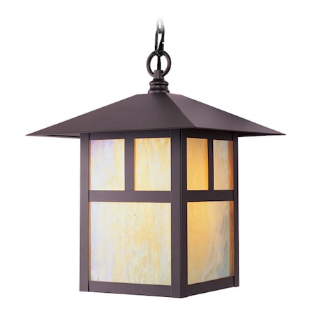 Livex Lighting Montclair Mission 1 Light Bronze Outdoor Pendant Lantern 2141-07
