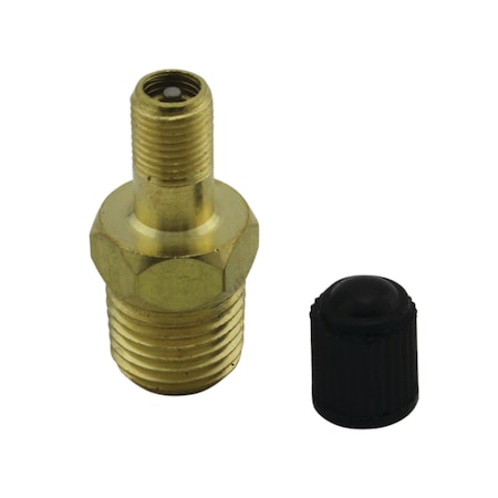 Milton Tank Valve, 1/4" NPT, PK100 684-4BK