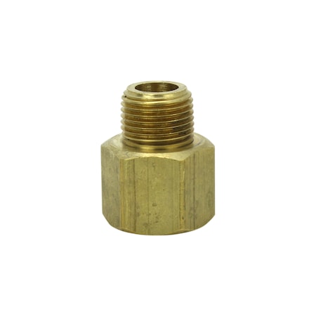 Milton Adapter, 1/2" FNPTx3/8" MNPT, Brass S-653-4