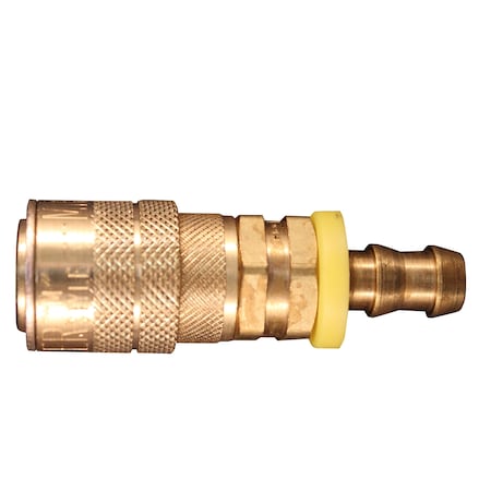 Milton M Style Push-Lock Coupler, 3/8" Hose, PK50 1717-6BK
