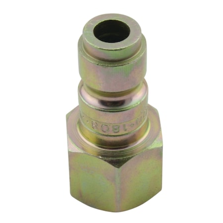 Milton P Style 3/8" body Automotive Plug, 3/8" FNPT, PK100 1808BK