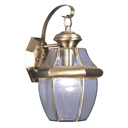 Livex Lighting Monterey 1 Light Antique Brass Outdoor W 2151-01