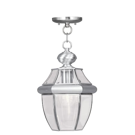 Livex Lighting Monterey 1 Light Brushed Nickel Outdoor 2152-91