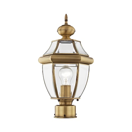 Livex Lighting Monterey 1 Light Antique Brass Outdoor P 2153-01
