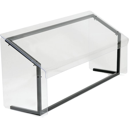 Carlisle Foodservice Std Single-Sided Sneeze Guard, 48", Clr 914807