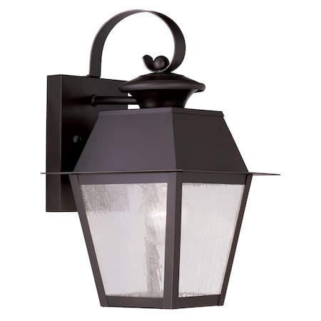 Livex Lighting Mansfield 1 Light Bronze Outdoor Wall La 2162-07