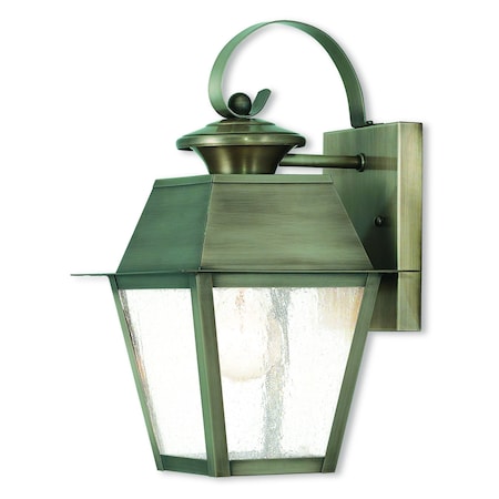 Livex Lighting Mansfield 1 Light Vintage Pewter Outdoor 2162-29