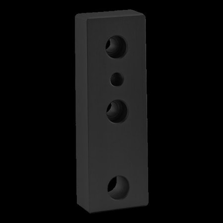 80/20 Level/Anchoring Base Plate, 3/8-16 Tap 2170-BLACK