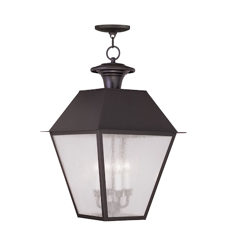 Livex Lighting Mansfield 4 Light Bronze Outdoor Pendant 2174-07