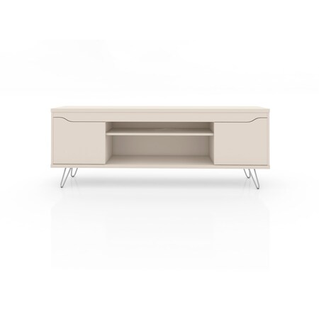 Manhattan Comfort Baxter 62.99" TV Stand With 4 Shelves 217BMC1