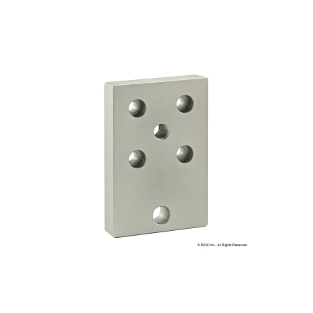 80/20 Level/Anchoring, Base Plate, 1/2-13 Tap 2180