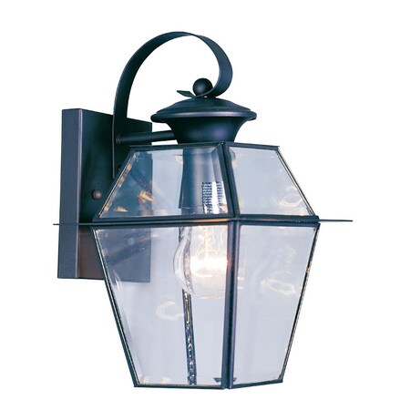 Livex Lighting Westover 1 Light Black Outdoor Wall Lant 2181-04