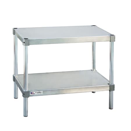 New Age Industrial Stand, Stationary, 36"x18"x36", Aluminum 21836ES36P