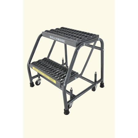 Ballymore Rolling Ladder, Steel, 19 in.H 218G