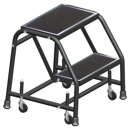 Ballymore Rolling Ladder, Steel, 19 in.H 218R