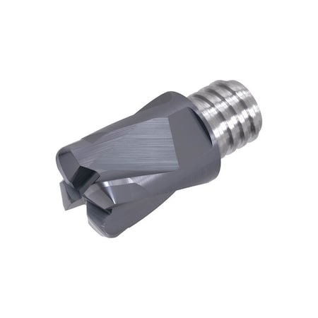 Tungaloy Solid End Mill Head, VFX120L0.60R18H, PK2 3353489