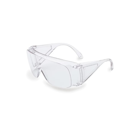 Uvex Safety Eywear, Clear Frame/Lens, Uncoated S300CS