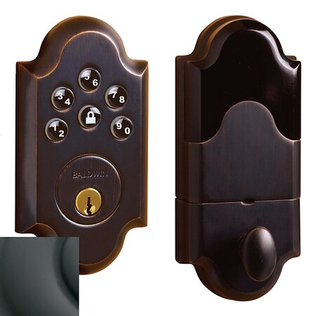 Baldwin Estate Oil Rubbed Bronze Deadbolts 8252.102.AC1