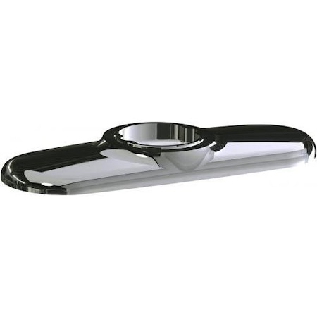 Chicago Faucet 4In Deck-Mount Cover Plate 2200-112JKCP