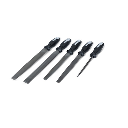 Crescent Nicholson Machinists File Set, Ergonomic, 5 piece 22040HNNN