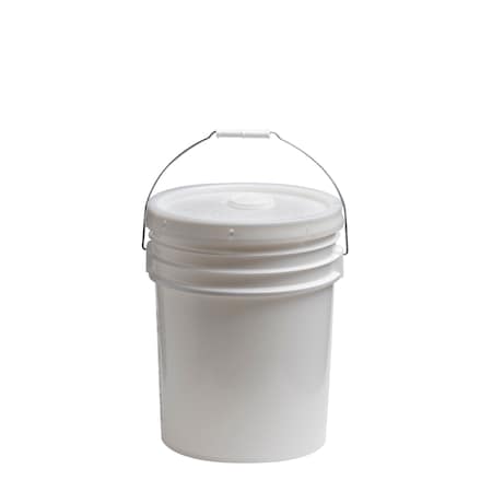 Black Swan Mfg. Co. Plastic Pail-Rnd-Lid w/Rieke Spout 5 gal 22071