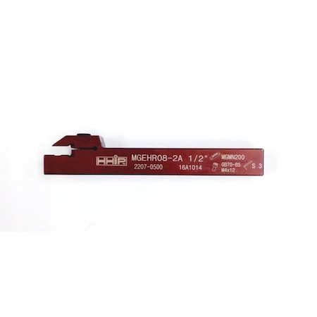 Hhip 1/2 X 1/2 X 4" Right Hand MGEHR08-2A External Grooving Tool Holder 2207-0500