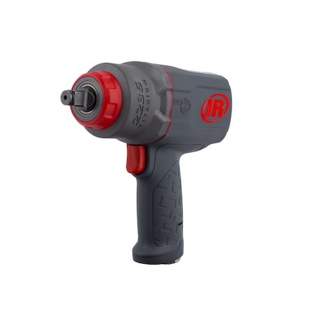 Ingersoll-Rand DXS2 1/2" Air Impact Wrench, Quiet, 1500 ft-lb, Titanium Hammercase, Friction Ring Retainer 2236QTIMAX