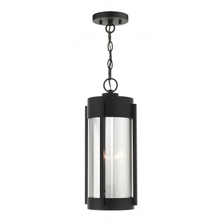 Livex Lighting Black with Brushed Nickel Candles Outdoo 22385-04