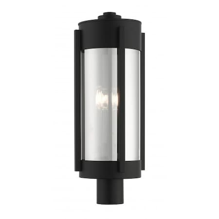 Livex Lighting Black with Brushed Nickel Candles Outdoo 22387-04