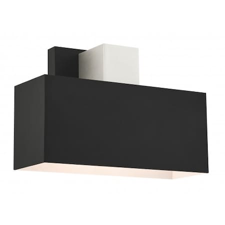 Livex Lighting Black Outdoor ADA Wall Sconce, 1 Light 22423-04